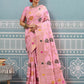 Shree Shyam Fashion Light Pink Silk Saree