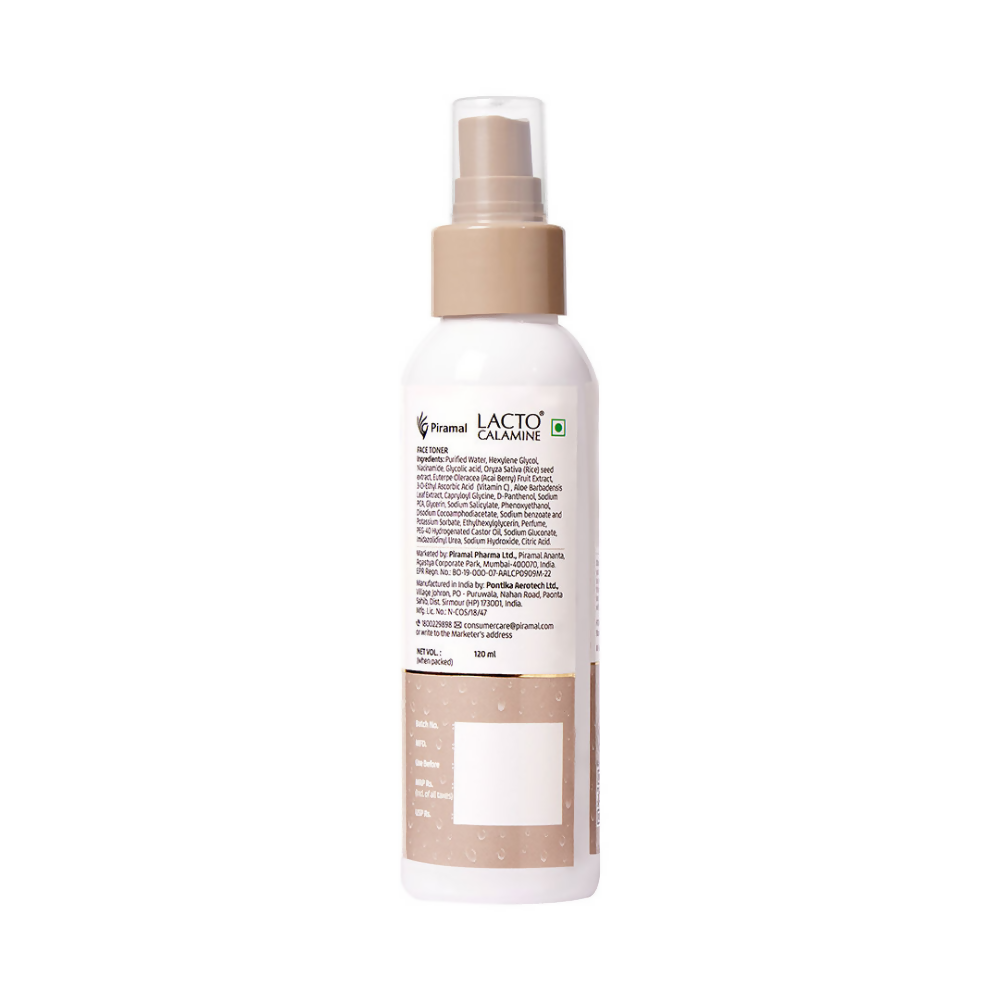 Lacto Calamine Rice Toner - Korean Skincare for Glass Skin - Swadesiicart