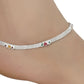AanyaCentric Silver Plated Traditional Anklets Payal - Classic and Stylish for Women and Girls