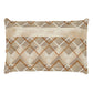 Story@home Brown & White Striped Microfiber 180 TC Bedsheet With Pillow Cover - Swadesiicart
