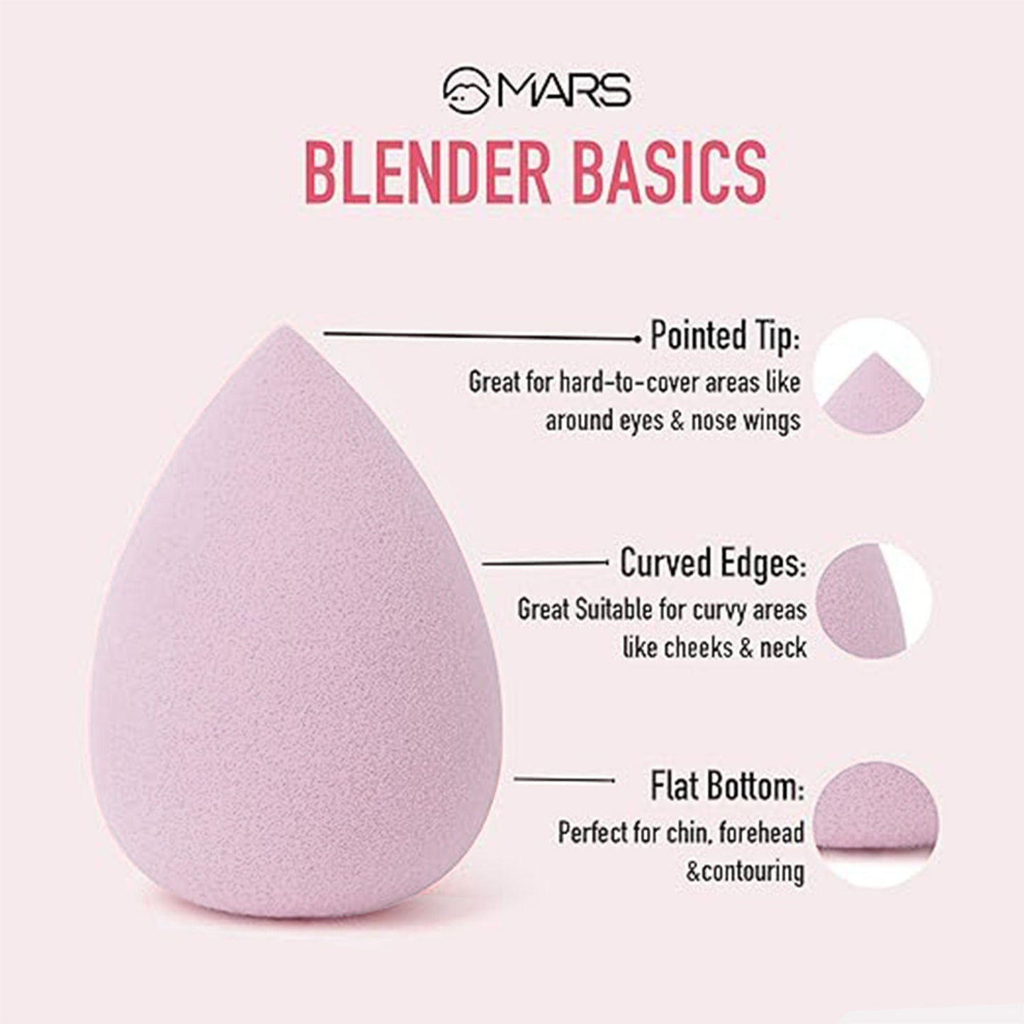 MARS Cosmetics Wonder Blender - Swadesiicart