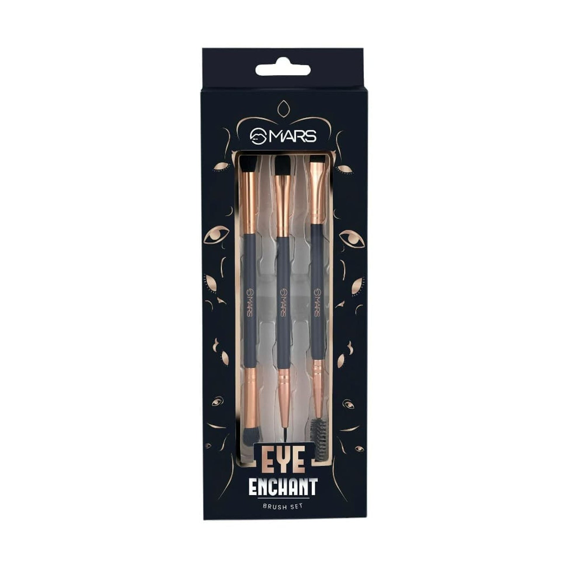 MARS Cosmetics Eye Enchanted Brush - Set of 3 - Swadesiicart