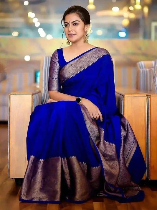 Kalini Zari Banarasi Saree | Swadesiicart