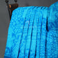Sky Blue Kalamkaari Print Munga Cotton Saree By Gayathri Reddy Designer Studio | Swadesiicart