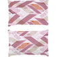Story@home Arena Pink & White Geometric Printed 180 TC Bedsheet & Pillow Covers