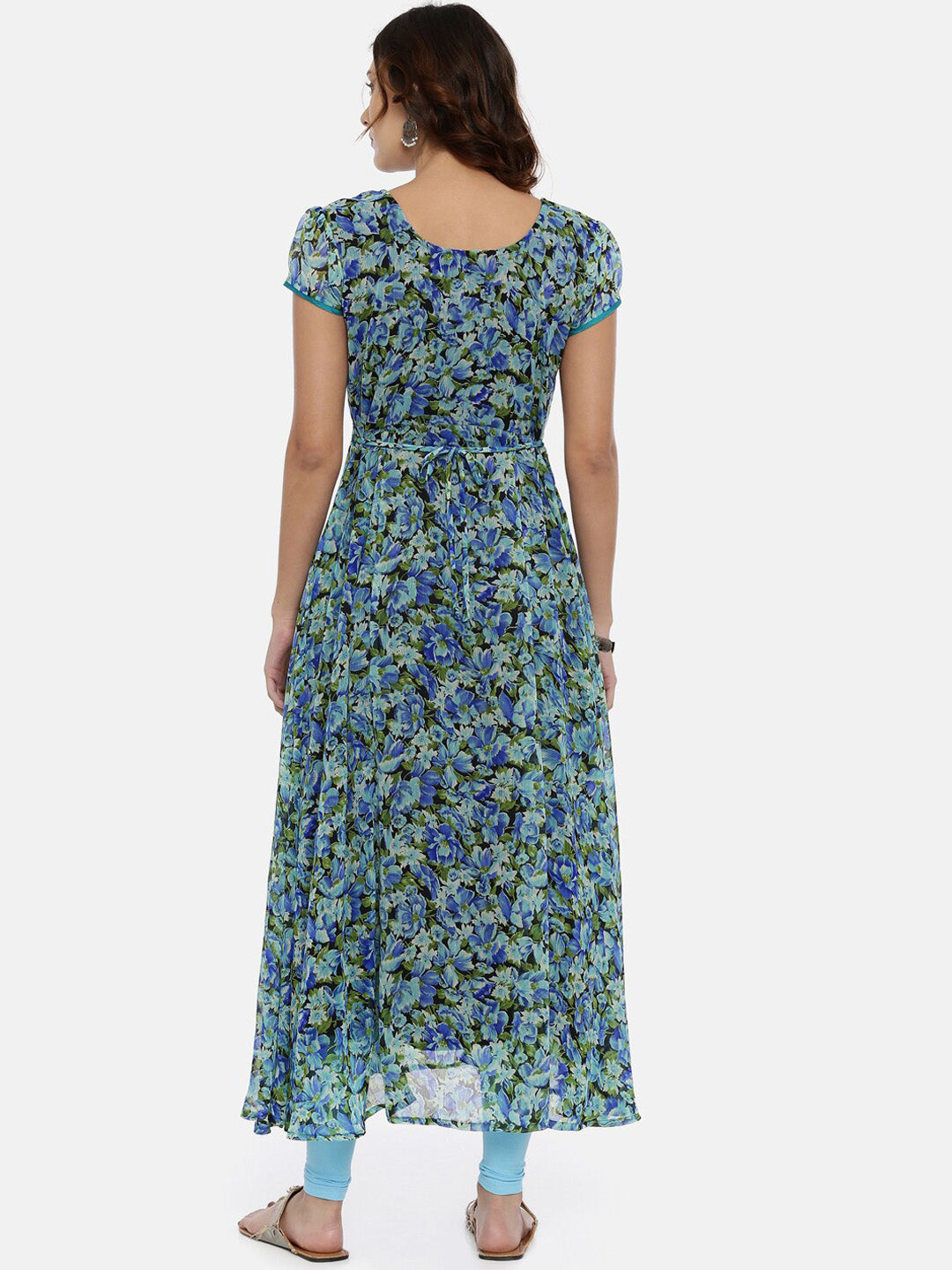 Souchii Women Printed Floral Round Neck Kurta - Swadesiicart