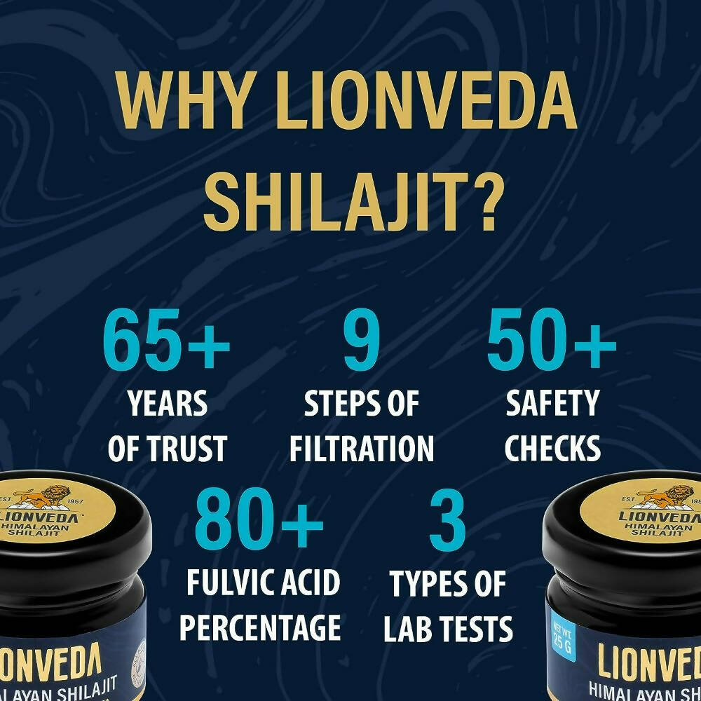 Lionveda Original Himalayan Sj Resin - Swadesiicart