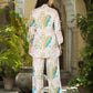 Women's Casual Fashionable Offwhite Muslin co-ord set - Rooh - Swadesiicart