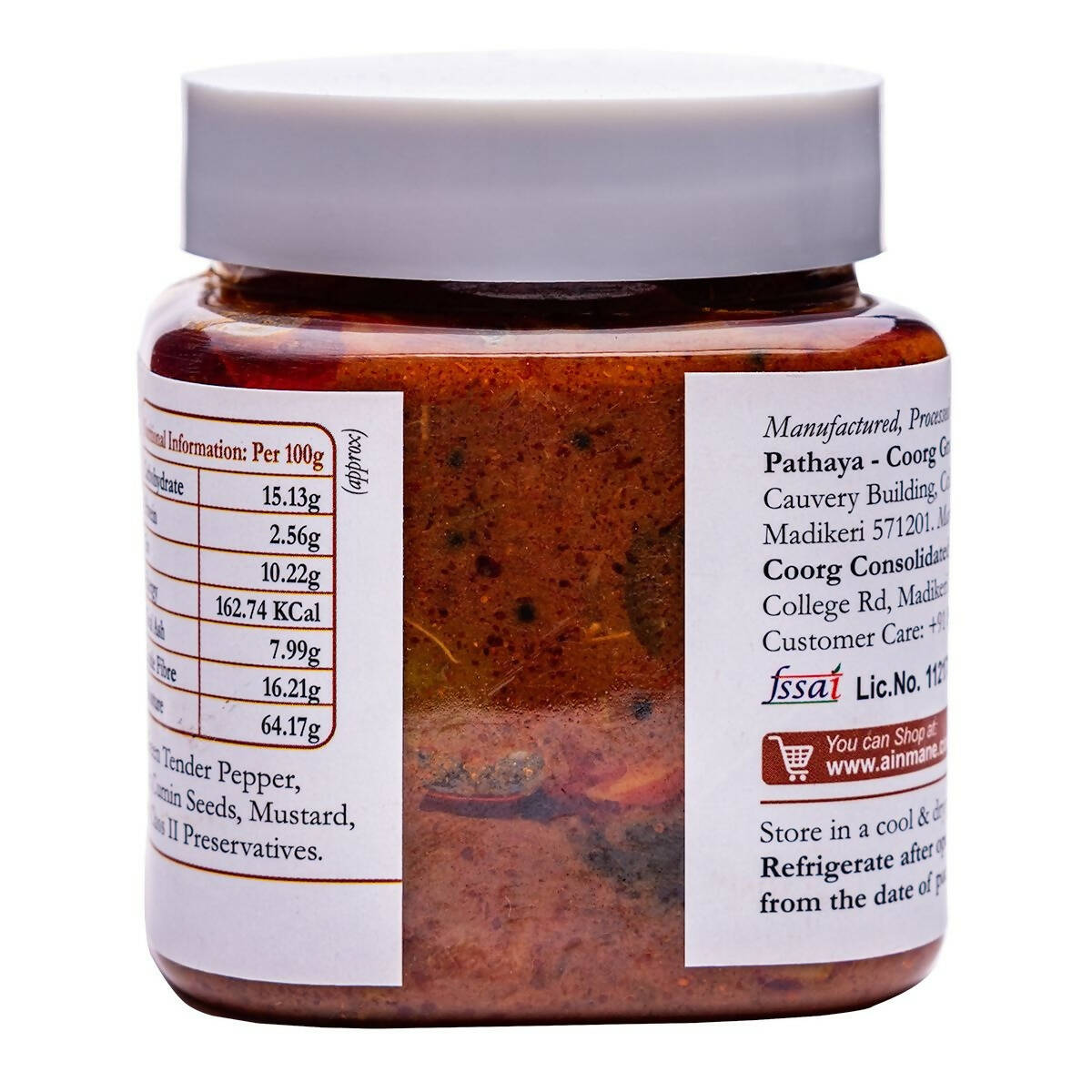 Ainmane Bitter Orange & Jalapeno Pickle - Swadesiicart
