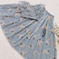 Jyoti Fashion Charming Grey Faux Georgette Digital Printed with Fancy Latkan Work Kids Lehenga Choli Set | Swadesiicart