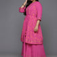 Ahalyaa Women's Traditional wear Ethnic Dress - PINK | Swadesiicart
