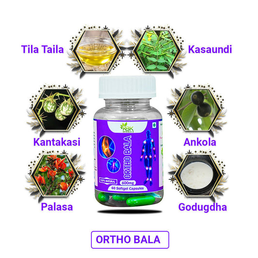 KBK Herbals Ortho Bala Capsules - Swadesiicart