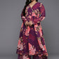 Ahalyaa Women's Traditional wear Kurta Set - Purple | Swadesiicart