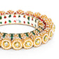 Meenakari and Jadau Bangle (Multi Color) - Ruby Raang - Swadesiicart
