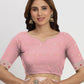 Shree Shyam Fashion Linen Cotton Light Pink Saree