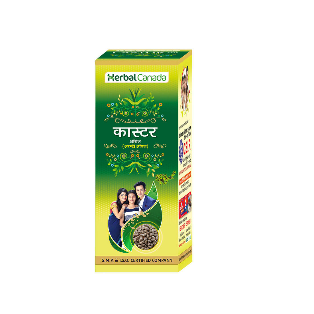 Herbal Canada Castor Oil (Arandi Oil) | Swadesiicart