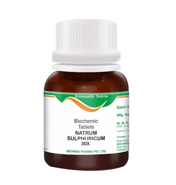 Bio India Homeopathy Natrum Sulphuricum Biochemic Tablets | Swadesiicart