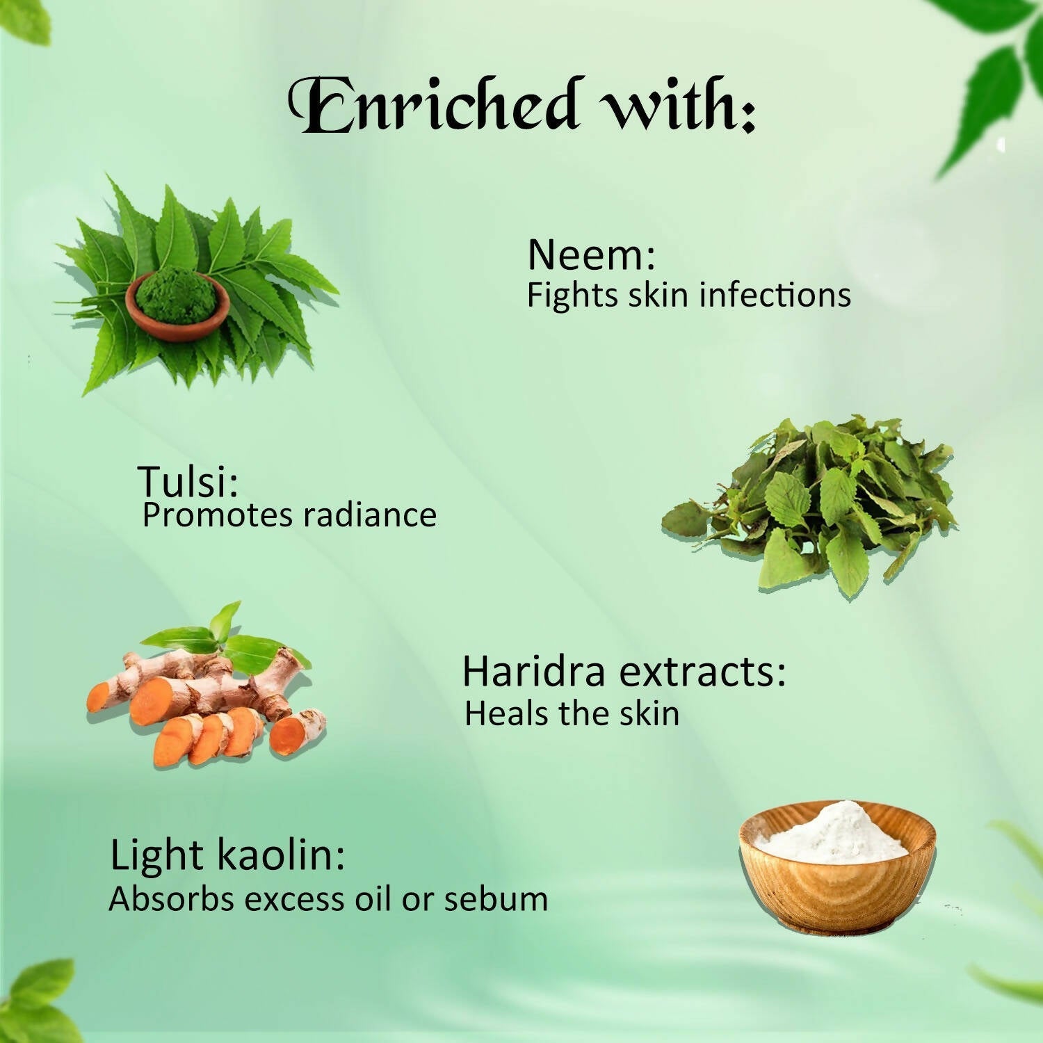 NutriGlow Neem & Tulsi Face Pack - Swadesiicart