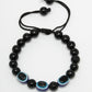 NVR Men & Women Evil Eye Men & Women Black Thread Bracelet - Swadesiicart