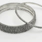 NVR Women's Set of 6 Silver-Toned German Silver Oxidised Bangles - Swadesiicart
