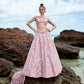 House of Panchhi Mauve Organza Sequins, Zarkan And Thread Embroidery Lehenga Choli & Dupatta | Swadesiicart