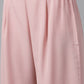 Ahalyaa Women Rose Pink Crepe Kurta Palazzos Set With Burgundy Jacket | Swadesiicart