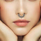 NVR Set of 5 Silver Plated Oxidised Septum Nosepin | Swadesiicart