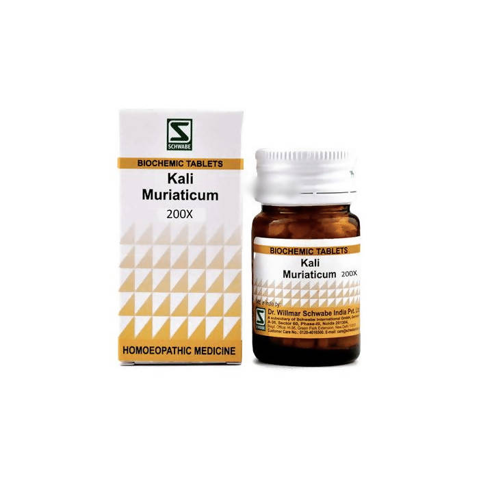 Dr. Willmar Schwabe India Kali Muriaticum Biochemic Tablet - Swadesiicart