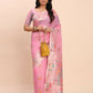 Shree Shyam Fashion Linen Cotton Pink Saree