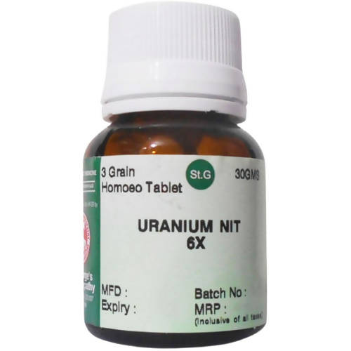 St. George's Homeopathy Uranium Nitricum Tablets | Swadesiicart