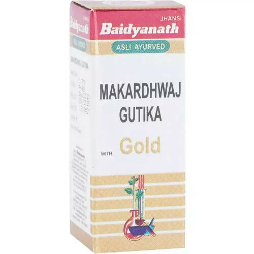 Baidyanath Jhansi Makardhwaj Gutika (Swarna Kesar Yukta) - Ayurvedant Pvt. Ltd.