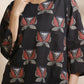 Breathables Abstract Black Cotton Co-Ord Set