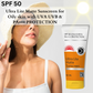 Dermistry Ultra Lite Matte Water Based Sunscreen for Oily Skin SPF 50 UVA UVB PA+++ Protection - Swadesiicart