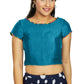 Aastha Fashion Women's Firozi Art Silk Designer Party Wear Readymade Blouse