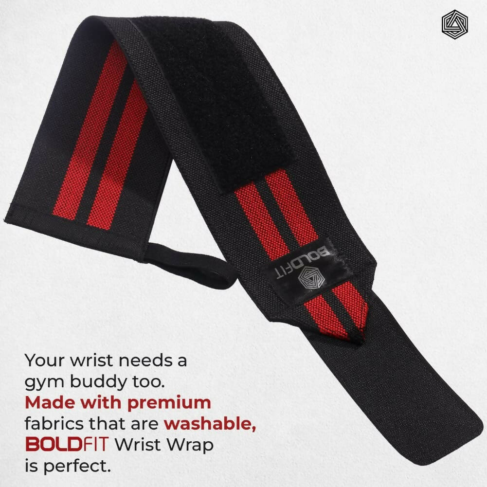 Boldfit Cotton Wrist Band for Men & Women - Swadesiicart