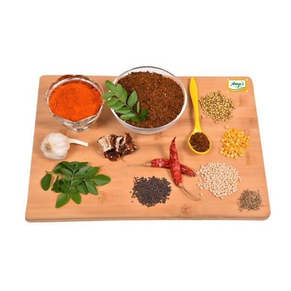 Amoga's Pickles Factory Curry Leaves Karam Podi Andhra Style - Swadesiicart