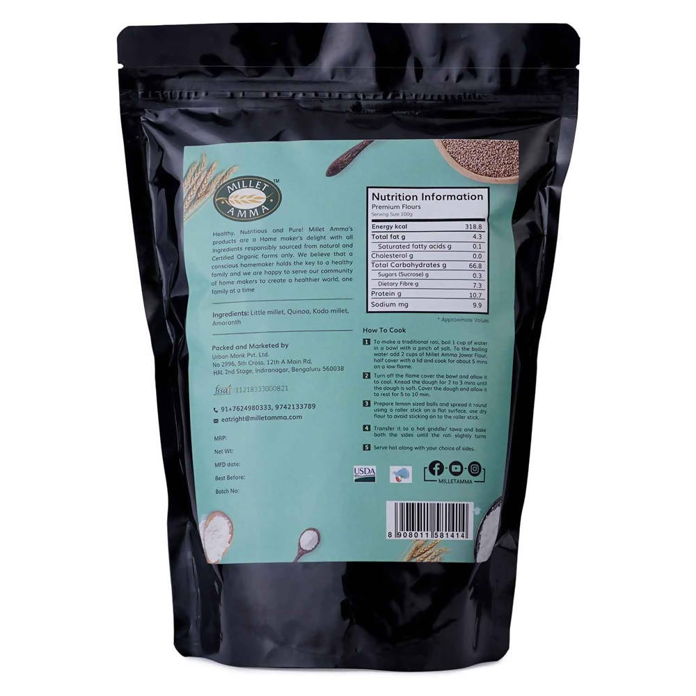 Millet Amma Organic Gluten Free Premium Mix Flour - Swadesiicart