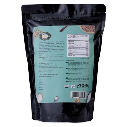 Millet Amma Organic Gluten Free Premium Mix Flour - Swadesiicart