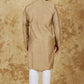 Bluesaanchi Men's Handloom Embroidered Ecru Kurta Set | Swadesiicart
