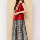 Ahalyaa Women's Traditional Wear Co-ods - Red