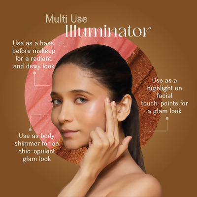 LoveChild By Masaba Gupta Sparkling Peach Face Illuminator | Swadesiicart