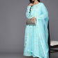 Ahalyaa Women's Traditional wear Dress - Blue | Swadesiicart