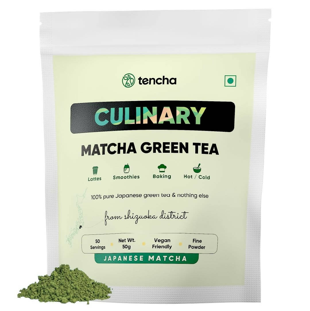 Tencha Pure Japanese Culinary Matcha Green Tea Powder | Swadesiicart