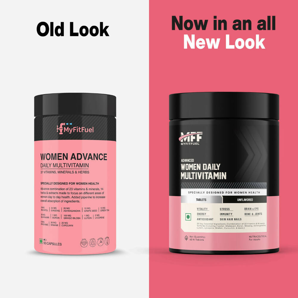 MyFitFuel Women Advance Daily Essential Multivitamin Capsules | Swadesiicart