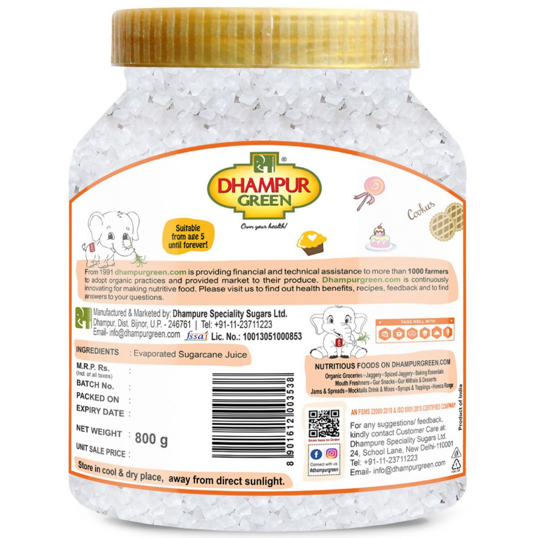 Dhampur Green Candy Sugar (Mishri) | Swadesiicart