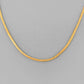 VOJ Gold-Polished Snake Chain For Women | Swadesiicart
