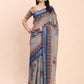 Shree Shyam Fashion Linen Cotton Cream Saree