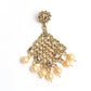 Mominos Fashion Johar Kamal Traditional Rajwadi Design Heavy Golden Color Necklace Set - Swadesiicart