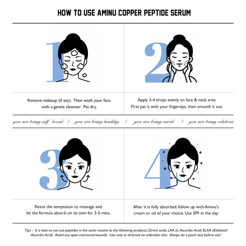 Aminu Copper Peptide Serum with Copper Tri-peptide | Swadesiicart