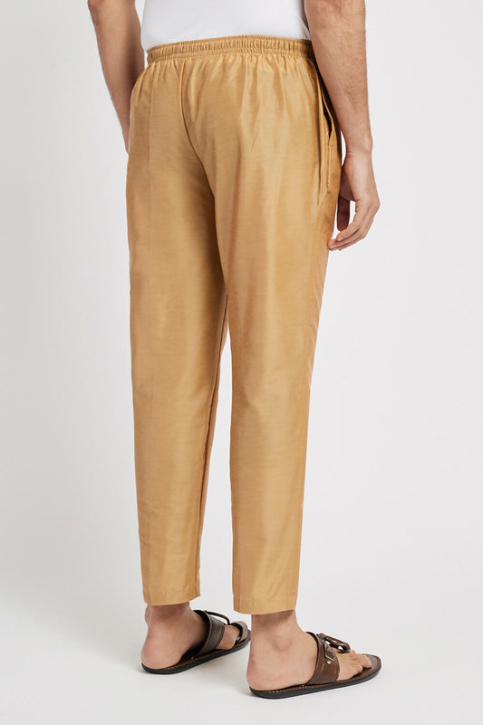 Ethnic India Beige solid Pant for Men | Swadesiicart